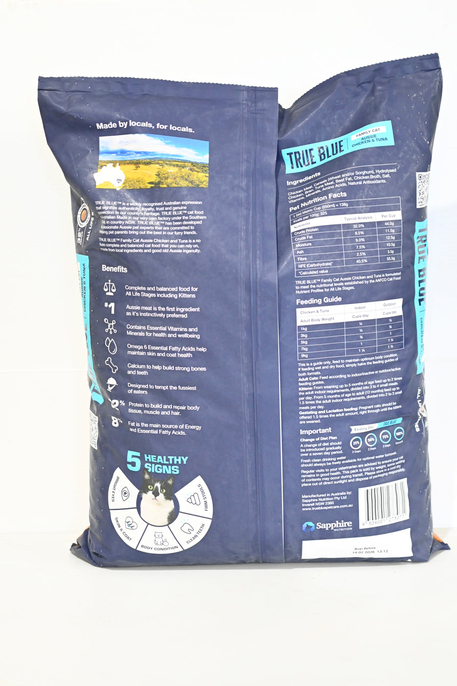 True Blue Cat 10kg [fl:chicken And Tuna]