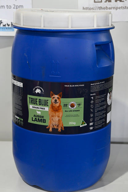 True Blue Barrell Grain Free Lamb 20kg 