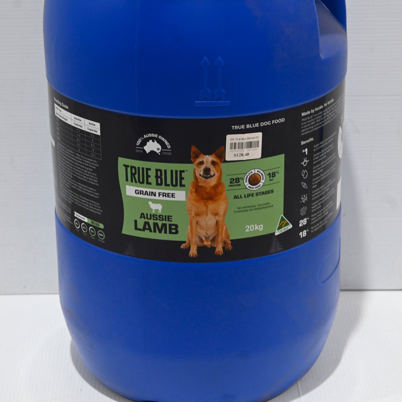 True Blue Barrell Grain Free Lamb 20kg 