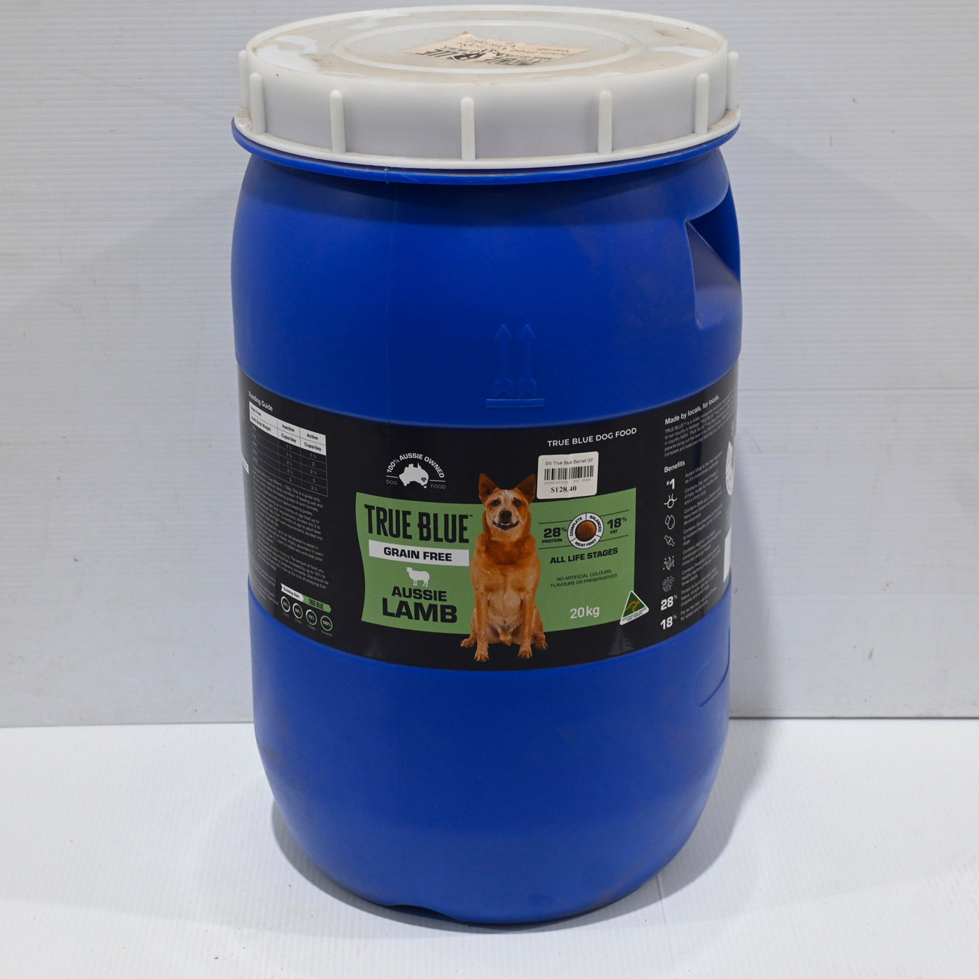True Blue Barrell Grain Free Lamb 20kg 