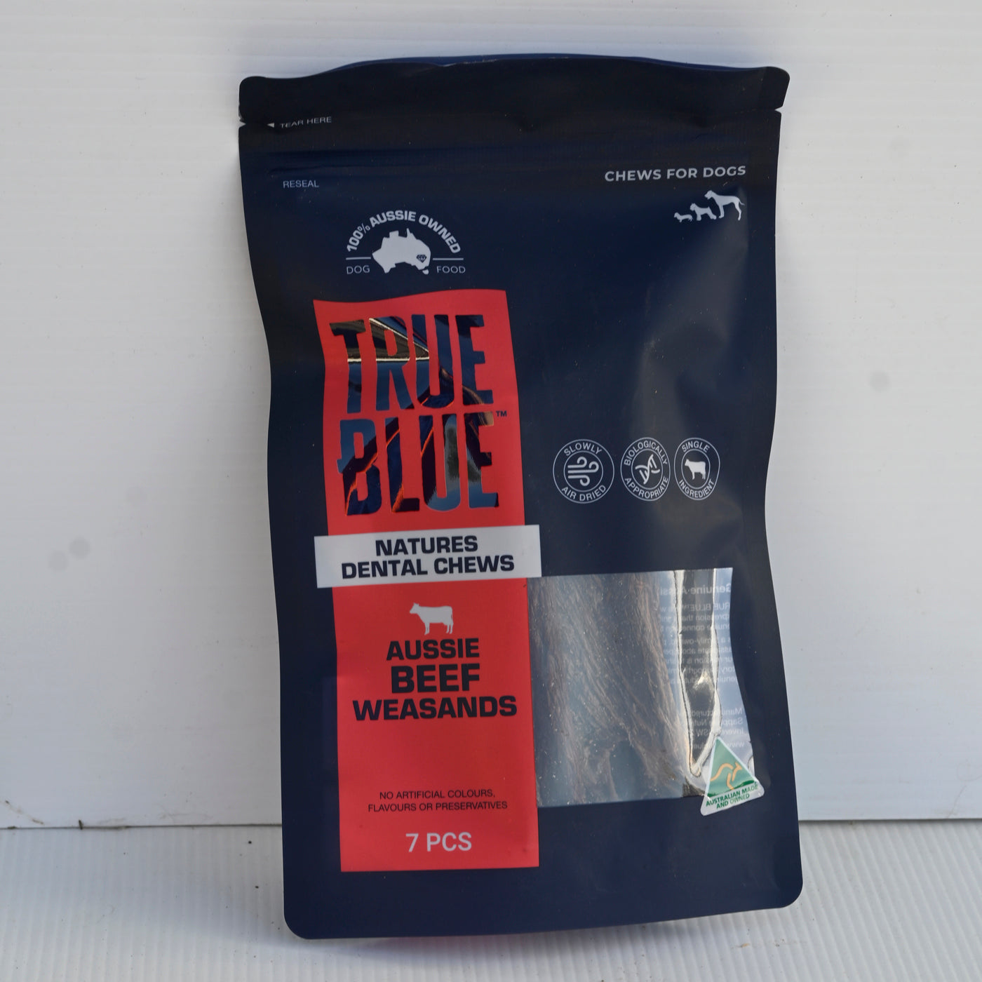 True Blue Aussie Beef Weasands 7pk [fl:beef]