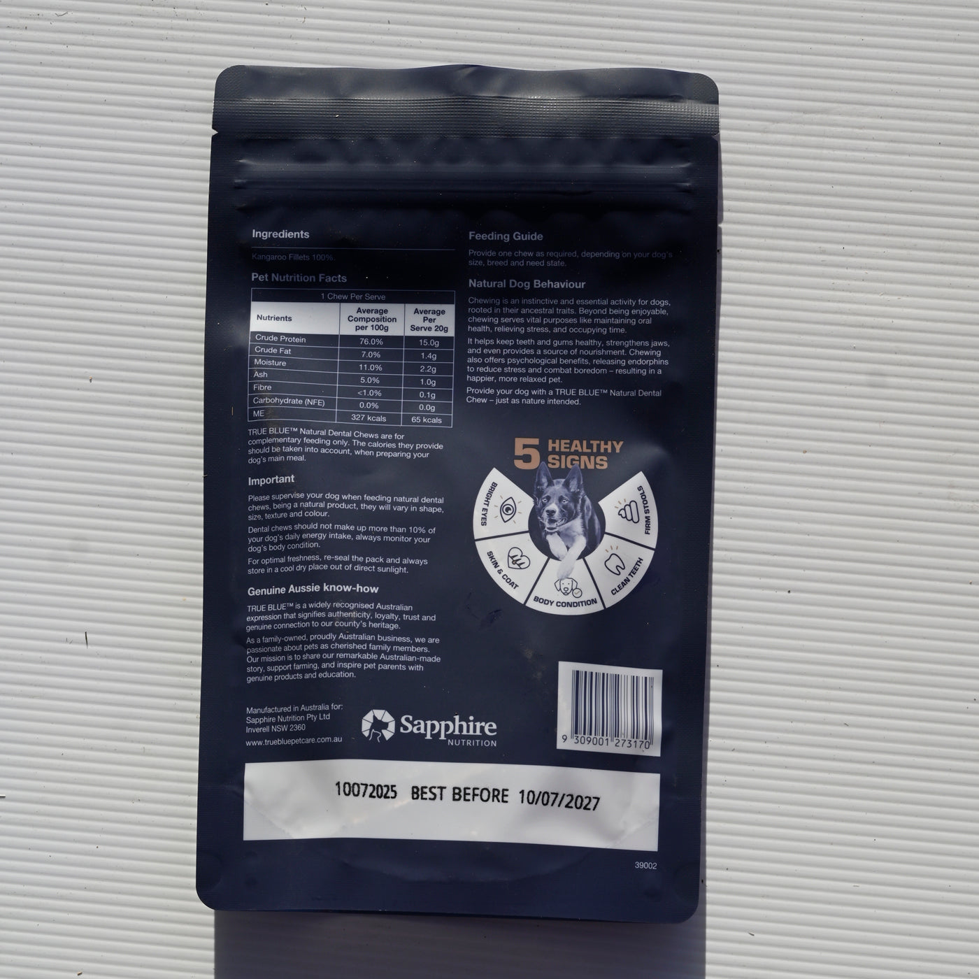 True Blue Aussie Kangaroo Fillets 5pk [fl:kangaroo]