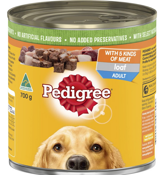  Pedigree Grab-a-slab 5 Kinds Of Meat 12 X 700g