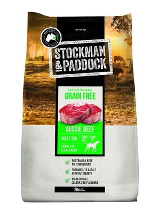 Stockman Paddock Grain Free Beef 20kg