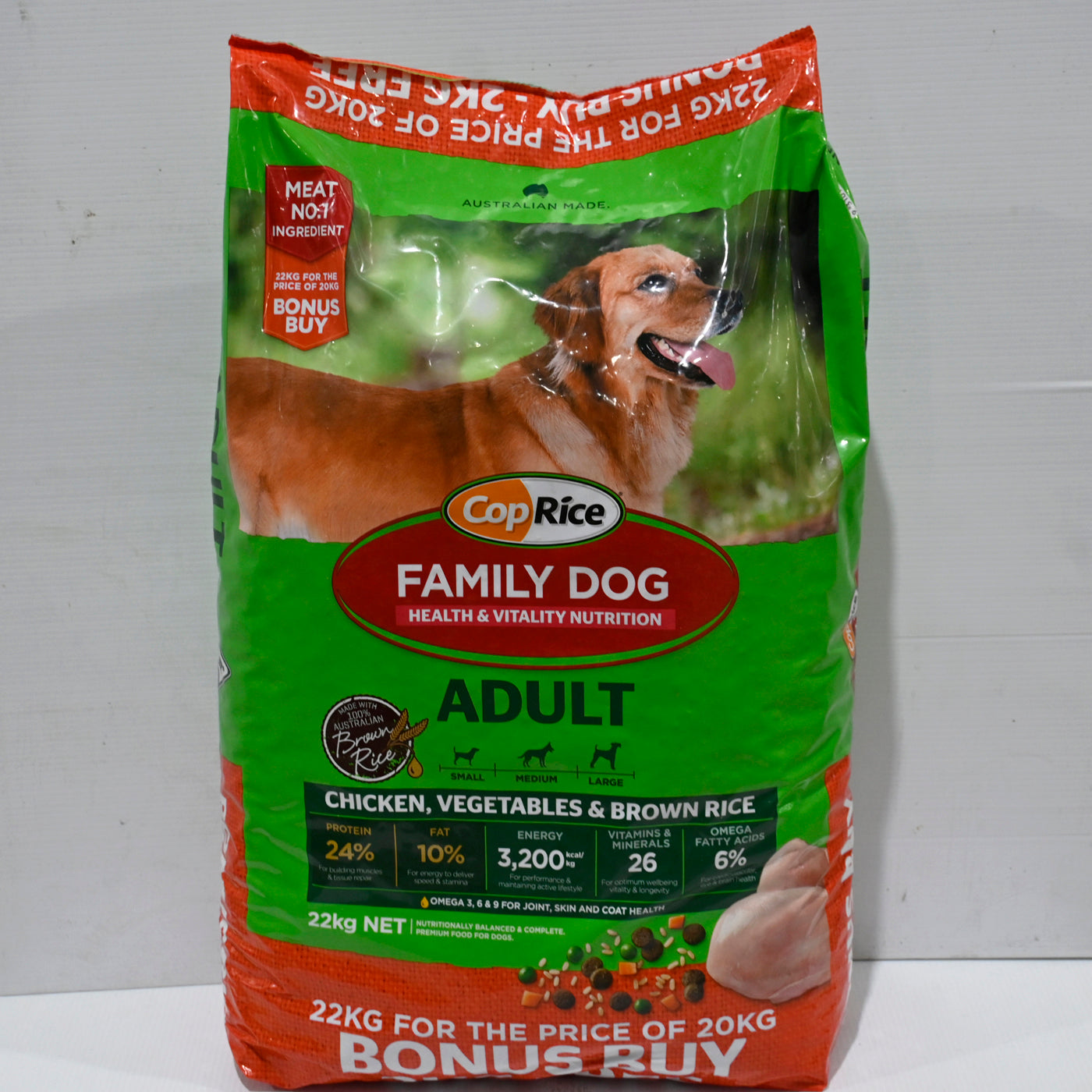 Coprice Family Dog 22kg Bonus Bag