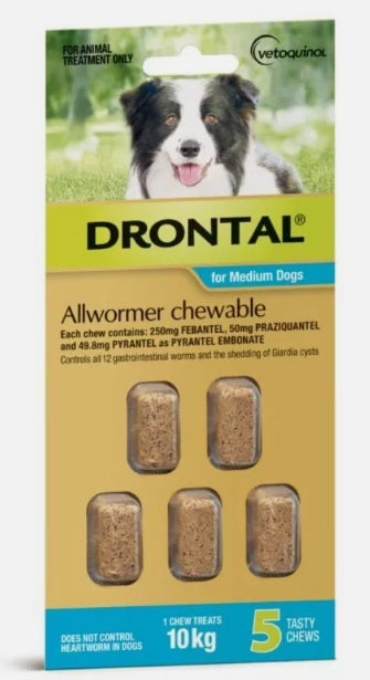 Drontal For Dogs Medium 5