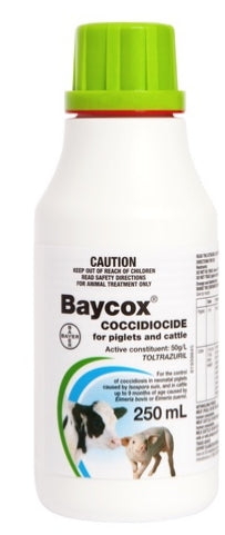 Bayer Baycox Piglet & Cattle 250ml