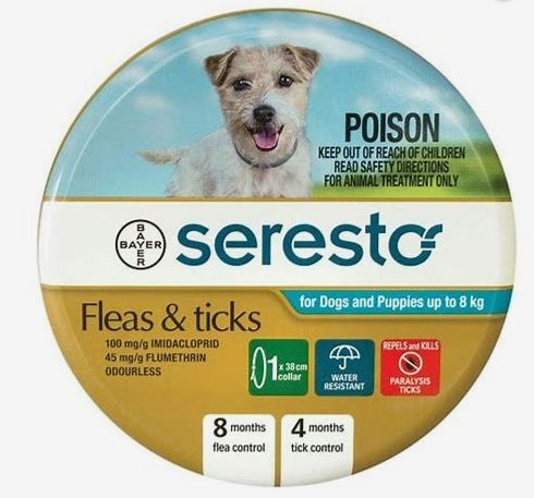 Seresto Flea And Tick Collar For Dogs Up