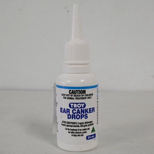 Troy Ear Canker Drops 20mls