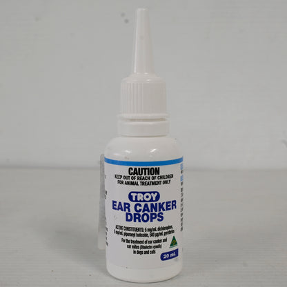 Troy Ear Canker Drops 20mls