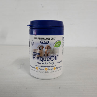 Troy-ilium Plaque Off Dental Powder For Dogs (40g) 1 Pack