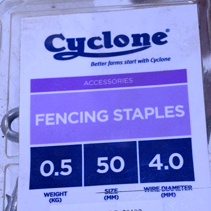 Cyclone Fencing  Staples 50mm X 4mm 500gm