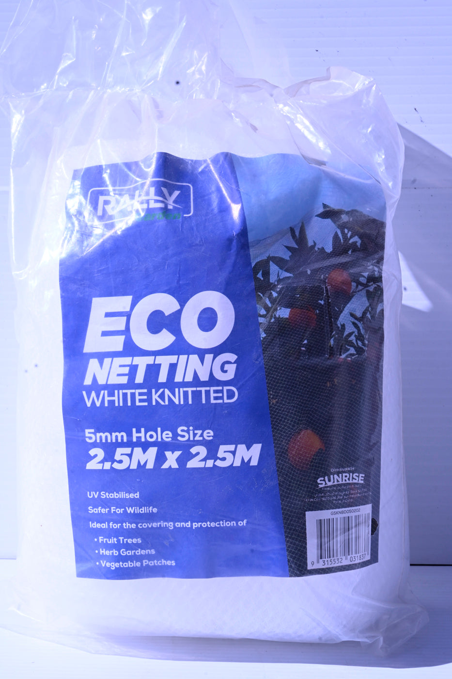 Eco Netting - 2.5m X 2.5m, White (5mm Hole) [sz:2.5m X 2.5m]