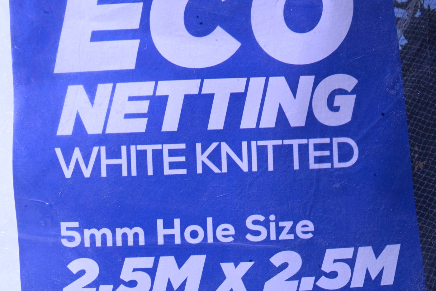Eco Netting - 2.5m X 2.5m, White (5mm Hole) [sz:2.5m X 2.5m]