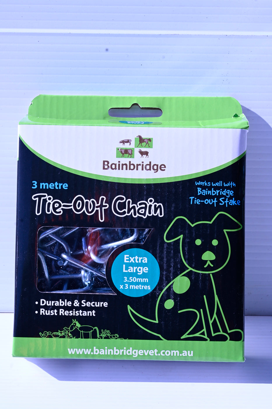 Dog Tie Out Chains [sz:3mx3.5mm]