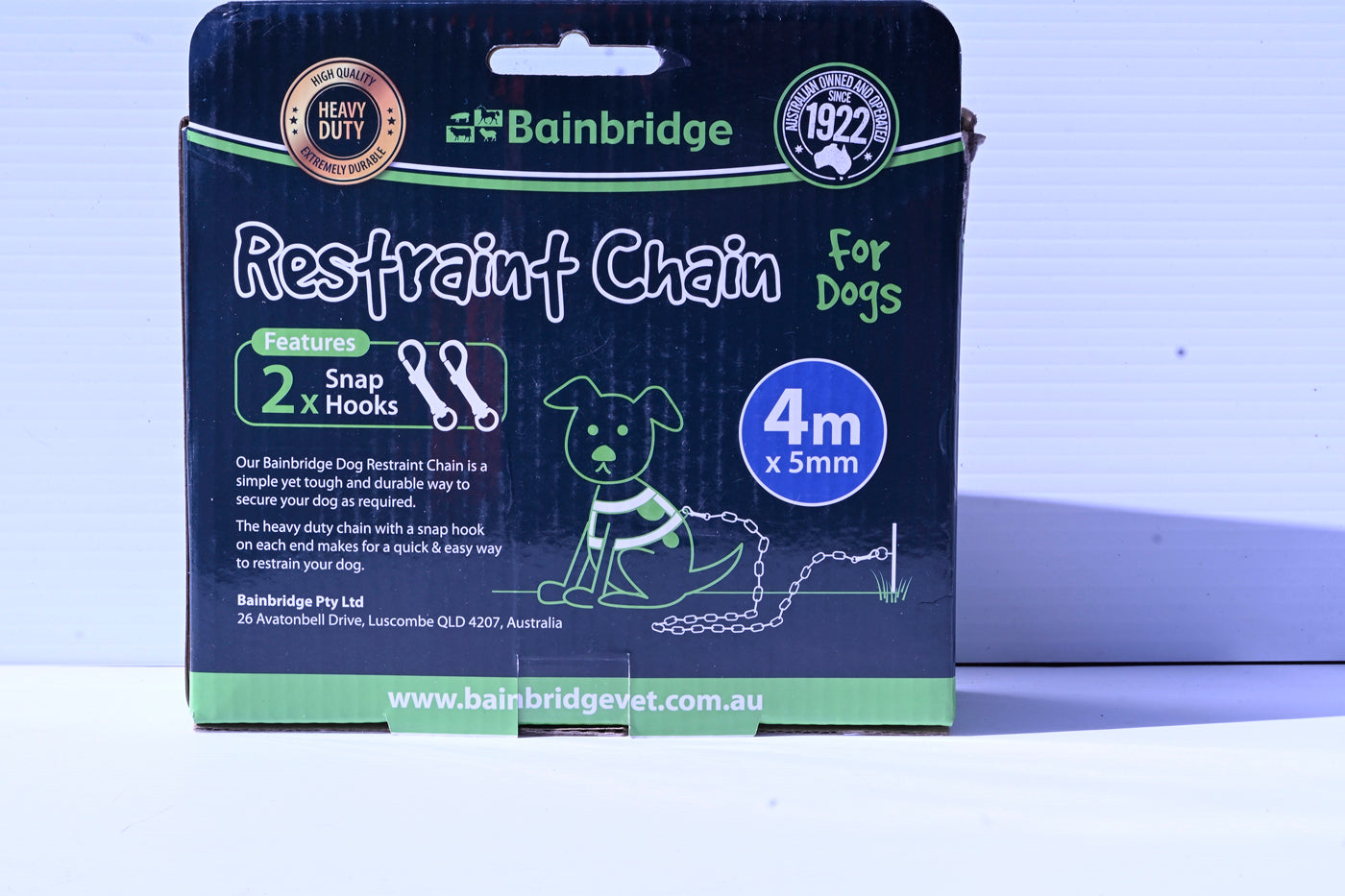 Dog/calf Restraint Chain - 5mm X 4m [sz:4mx5mm]