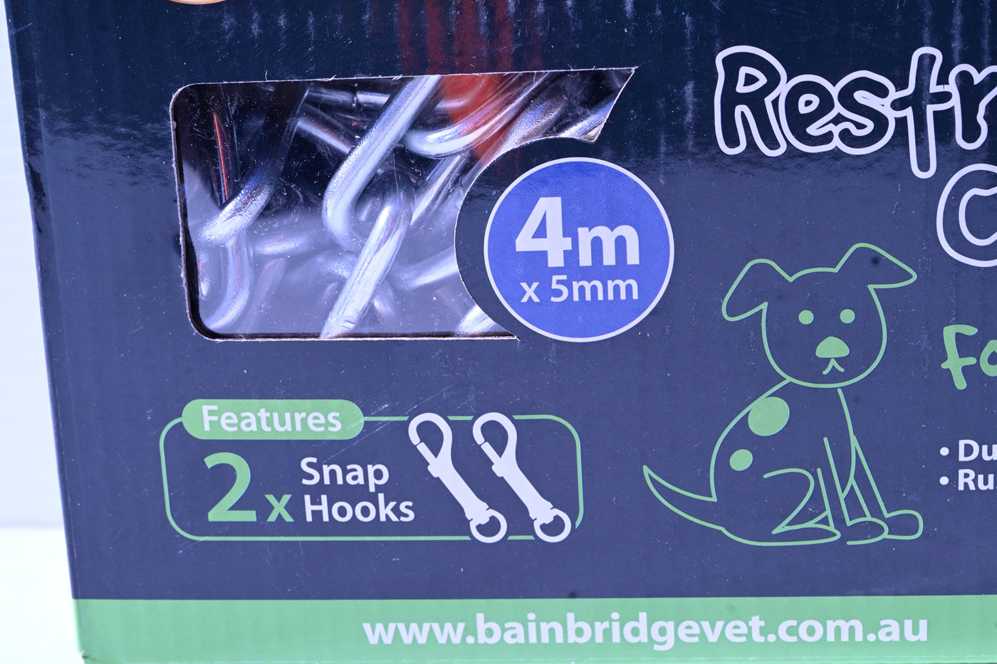 Dog/calf Restraint Chain - 5mm X 4m [sz:4mx5mm]