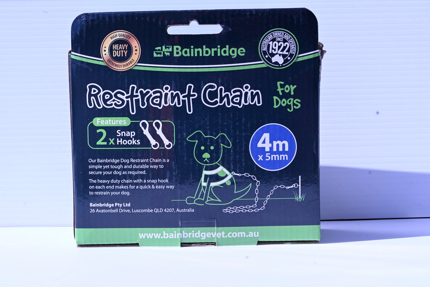 Dog/calf Restraint Chain - 5mm X 4m [sz:4mx5mm]