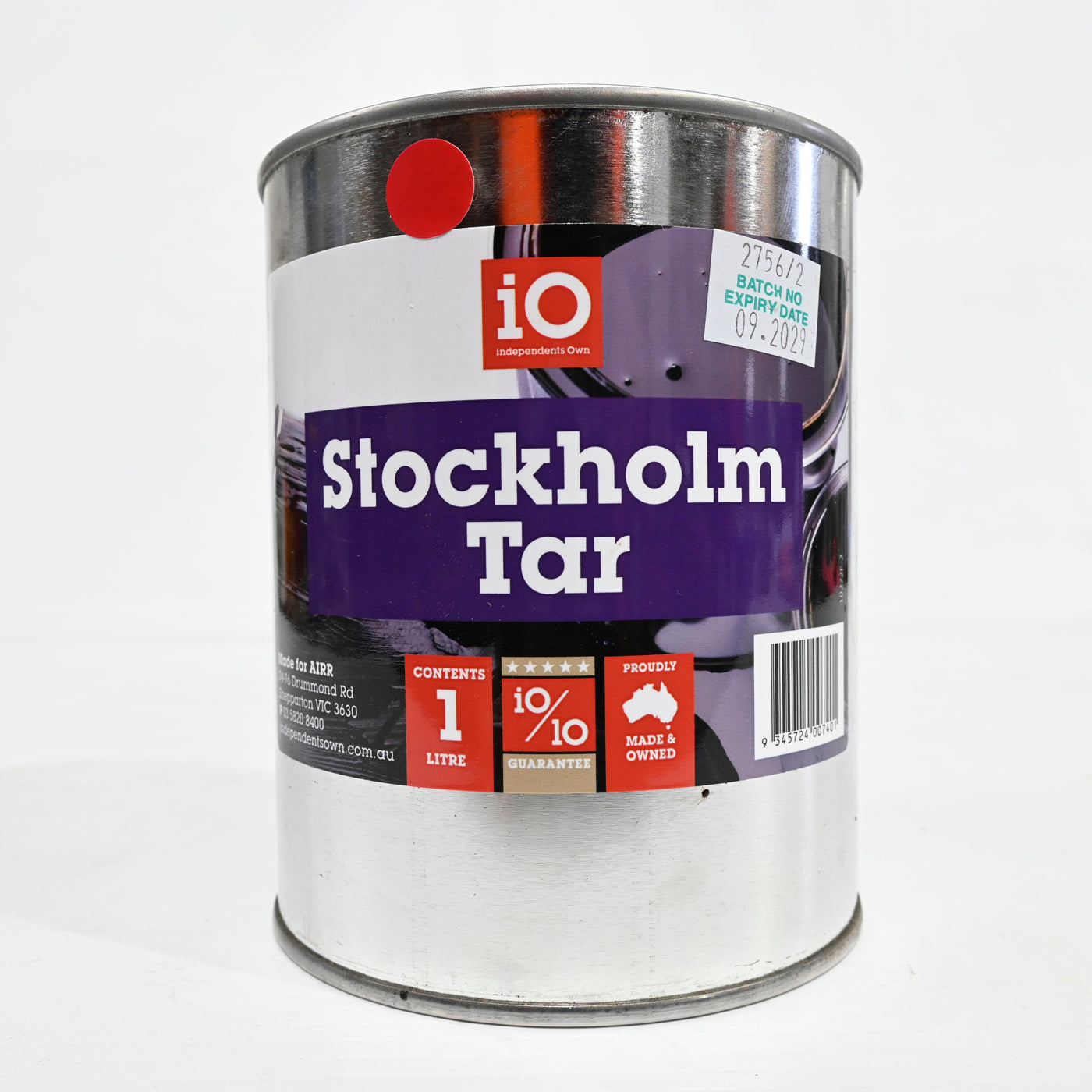 Io Stockholm Tar Compound 1lt [sz:1ltr]