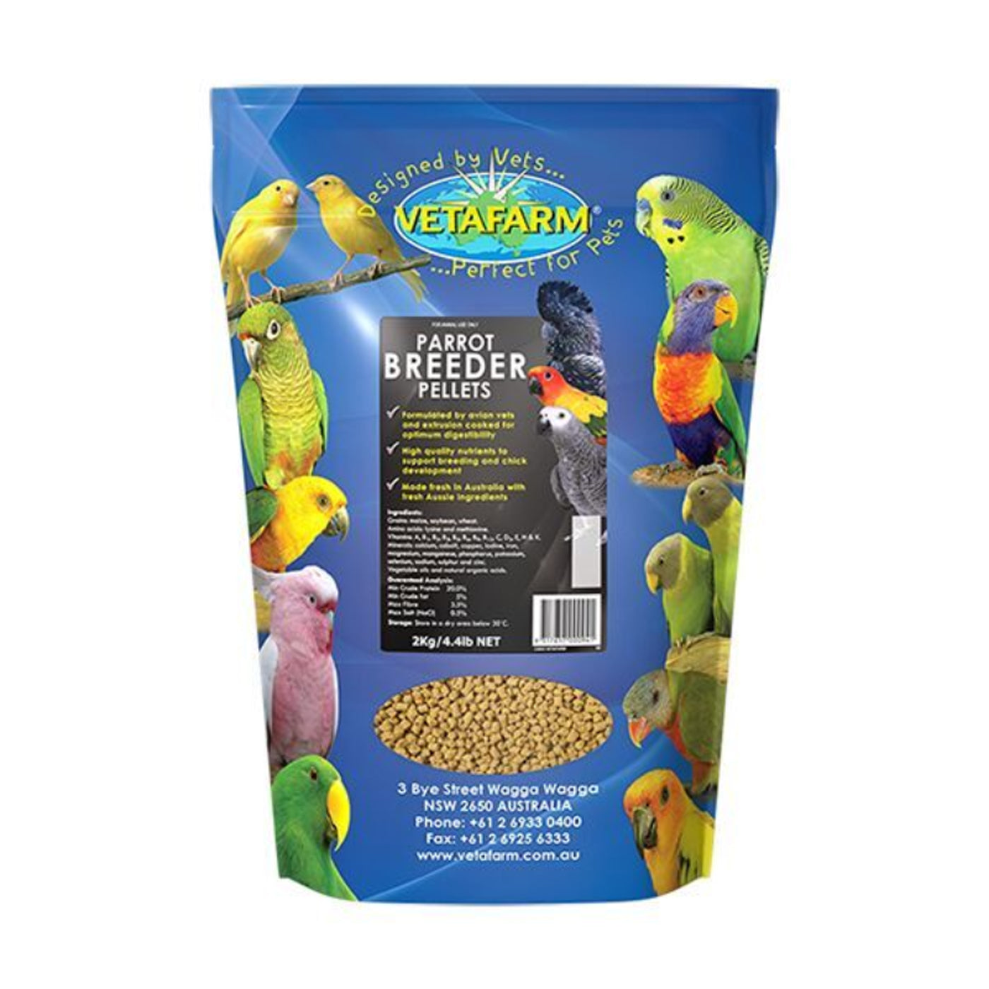 Vetafarm Parrot Breeded 2kg