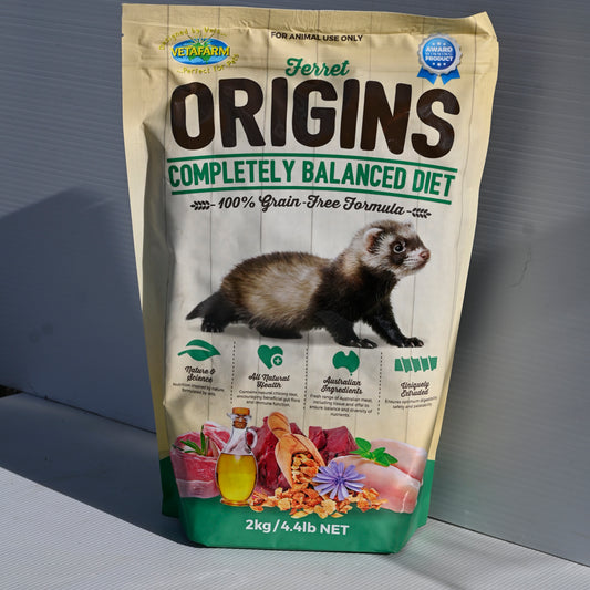 Vetafarm Origins Ferret Diet 2kg