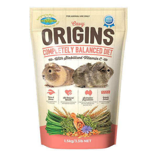 Vetafarm Origins Cavy Diet 1.5kg [sz:1.5kg]