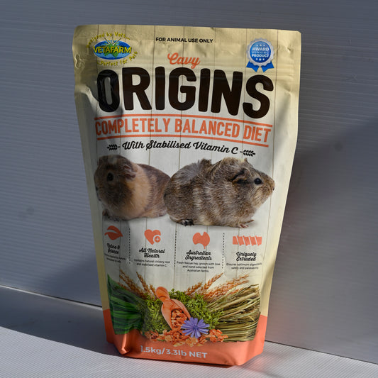 Vetafarm Origins Cavy Diet 1.5kg [sz:1.5kg]