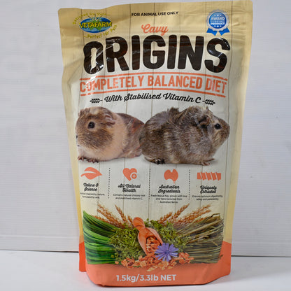 Vetafarm Origins Cavy Diet 1.5kg [sz:1.5kg]