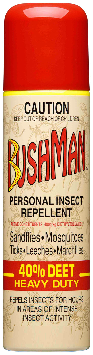 Bushman Heavy Duty Aerosol - 40% Deet (130g)