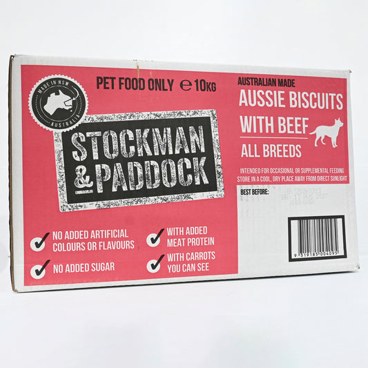 Stockman Paddock Aussie Beef Bisc 10kg