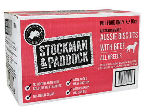 Stockman Paddock Aussie Beef Bisc 10kg