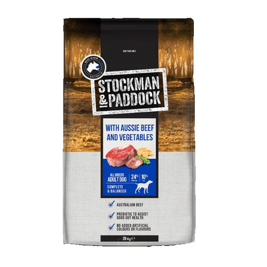 Stockman & Paddock Aussie Beef & Vegetables 20kg