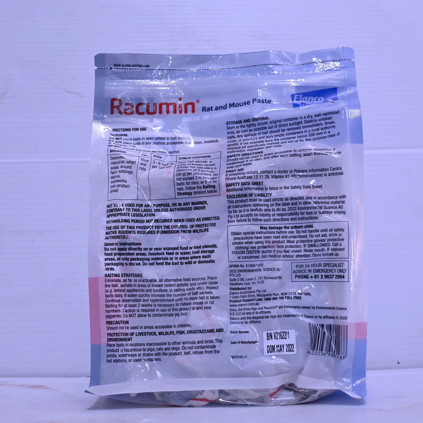 Bayer Racumin Paste 500g