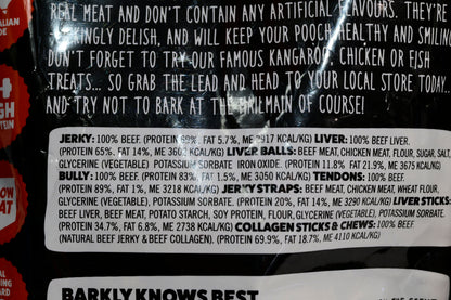 Blackdog Beef Liver 150gm Dog Treats