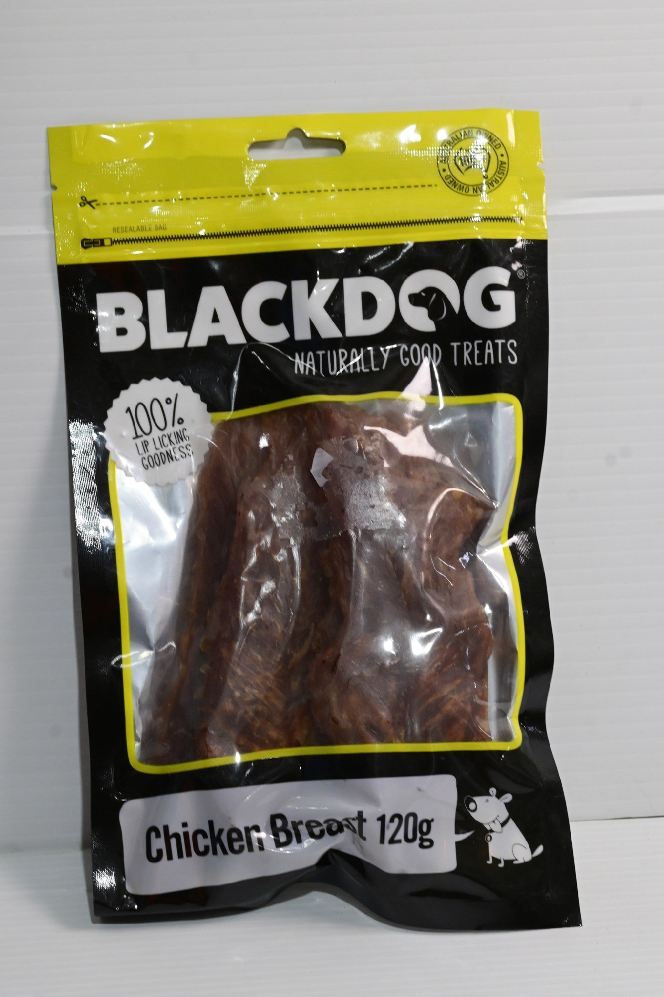 Blackdog Chicken Breast 120gm Dog Treat [sz:120g]
