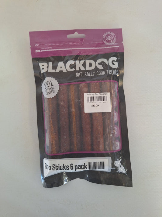 Blackdog Roo Sticks 6pk Dog Treat