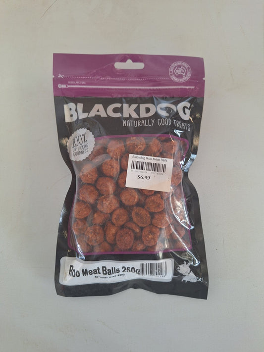 Blackdog Roo Meat Balls 250gm Dog Treat