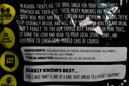 Blackdog Duck Jerky 120gm Dog Treat