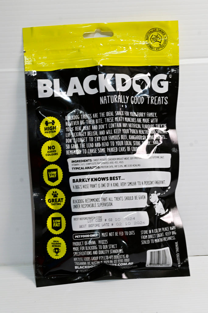 Blackdog Sweet Potato & Chicken 150gm Dog Treat [sz:15og]