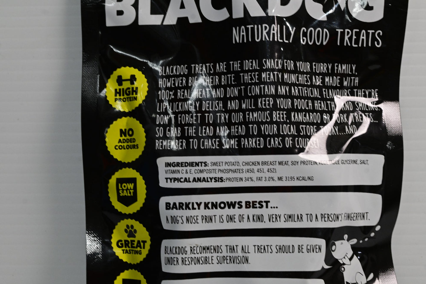 Blackdog Sweet Potato & Chicken 150gm Dog Treat [sz:15og]