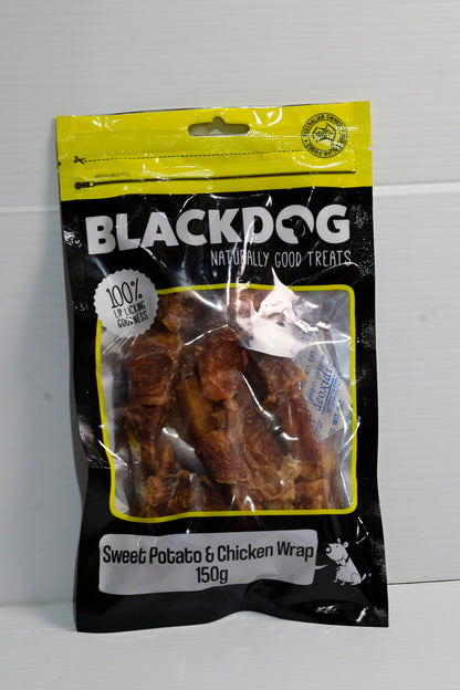 Blackdog Sweet Potato & Chicken 150gm Dog Treat [sz:15og]
