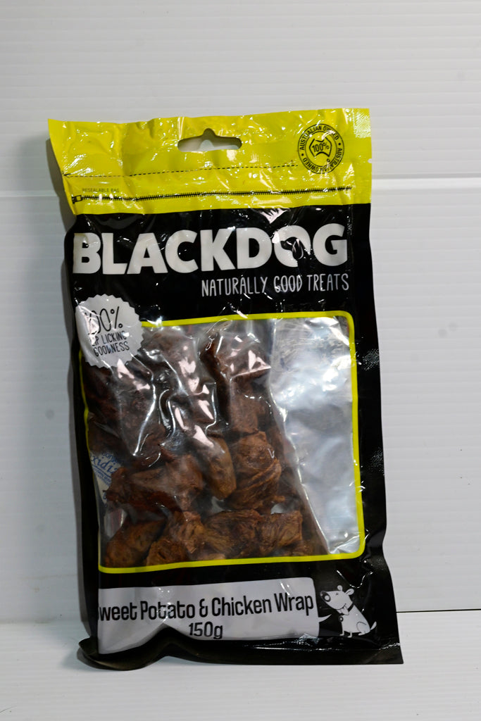 Blackdog Sweet Potato & Chicken 150gm Dog Treat [sz:15og]