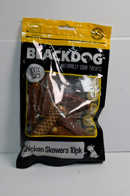 Blackdog Chicken Skewers 10 Pack Dog Treat
