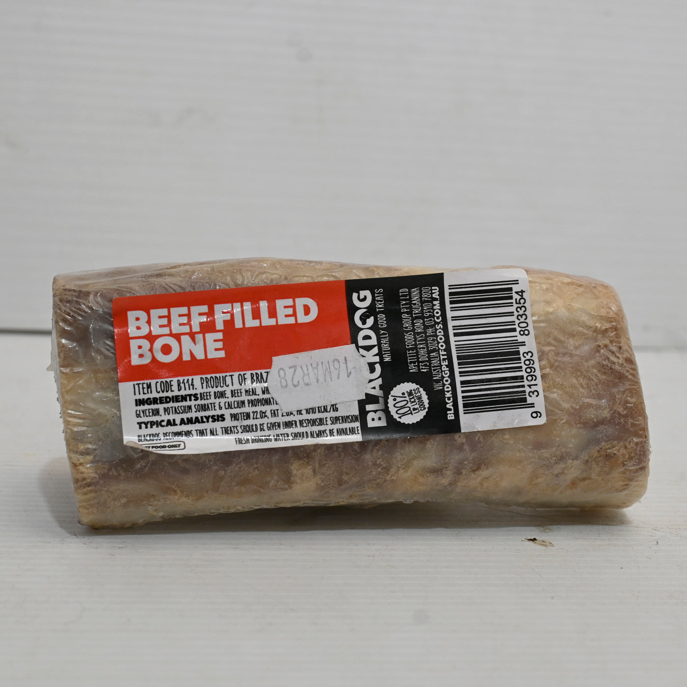 Black Dog Beef Filled Bone 5 Inch