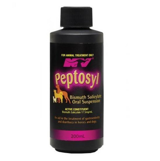 Nature Vet Peptosyl Suspension For Dogs And Horses (200ml Bottle)