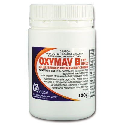 Oxymav Pet Bird B Powder 100g