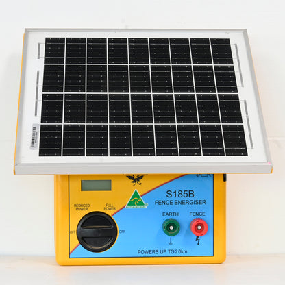 Thunderbird 20km Solar Electric Fence Energiser - S-185b
