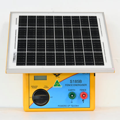 Thunderbird 20km Solar Electric Fence Energiser - S-185b
