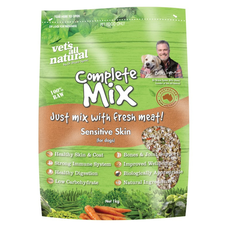 Vets All Natural Complete Mix Sensitive Skin 1kg [sz:1kg]