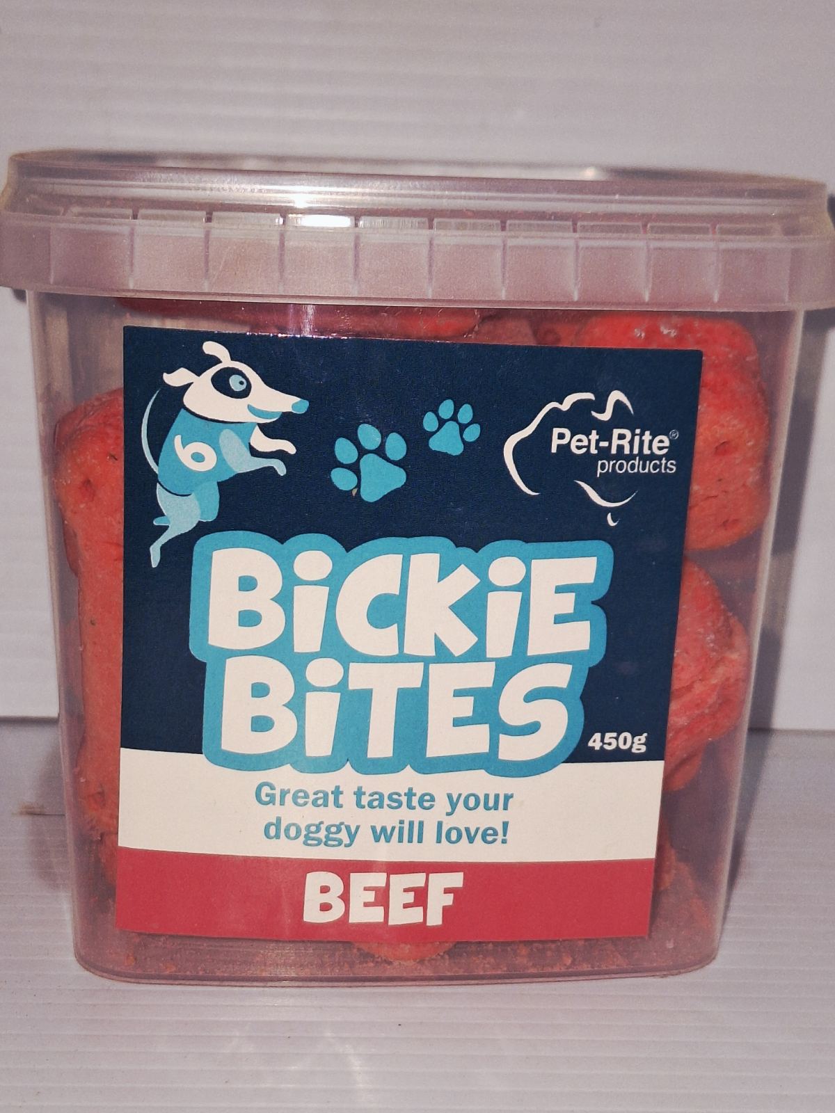Petrite Bickie Bites 450g Tub [fl:beef]